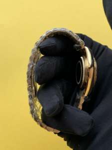 BOJ Plain R.O.L.E.X.45 36mm Gold Tone Stainless Steel Mechanical Automatic Analog <b>Wrist</b> <b>Watch</b> <b>For</b> <b>Women</b> At Low Price Hot Sale - Product Image 2