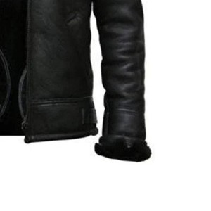 Premium Leather Pilot <b>Aviator</b> <b>Jacket</b> Soft <b>Shearling</b> Flight Bomber Winter Wear OEM ODM Sample Service Available Today - Product Image 3