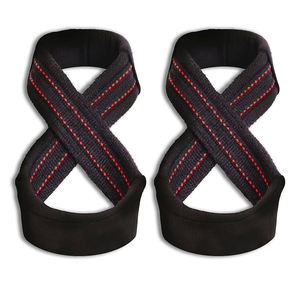 Sangles de levage en forme de huit robustes, toutes tailles disponibles, vente en gros, pour soulevé de terre et powerlifting - Product Image 3