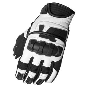 Vente flash - Gants de moto unisexes personnalisés en cuir, à doigts entiers, antidérapants, avec couleurs personnalisées de haute qualité, protection - Product Image 1