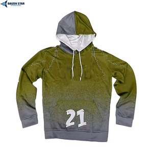OEM Winter Sports Hoodie Moisture Wicking Fitness Pullover with Embroidery & Digital Printing Polyester/Cotton for Gym Workout - Product Image 3