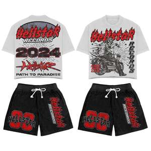 Conjunto Deportivo de Verano 2026 para Hombre, Camiseta de Manga Corta y Pantalones Cortos para Correr, Gimnasio y Atletismo, Talla Grande - Product Image 3