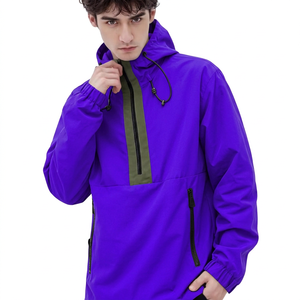 Veste matelassée à capuche pour homme, coupe-vent, décontractée, pour l'extérieur, coupe régulière, en polyester - Product Image 4