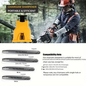 Affilacatene Universale Portatile per Motoseghe, Strumento per Affilare i Denti delle Motoseghe, Migliora la Leggibilità e la Visibilità - Product Image 3