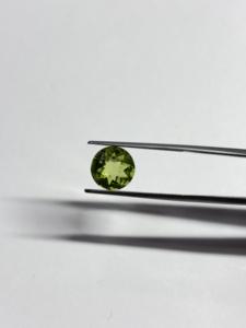 Pierre précieuse péridot naturelle ronde à facettes, olive, calibrée pour la fabrication de bijoux, de 3 mm à 10 mm - Product Image 5