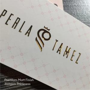 Tarjetas de Visita con Relieve en Lámina, Tarjetas de Visita Personalizadas en Lámina Dorada y Plateada, Impresión de Tarjetas de Visita de Lujo Premium - Product Image 4