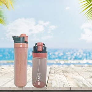 Bouteille d'eau à pulvérisation de brume, eau potable directe, double paroi isolée, écologique, hydratation, sport de plein air, 550 ml - Product Image 6