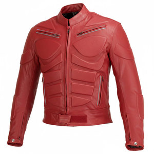 Option de Commande en Gros : Blouson Moto Homme Personnalisable de Haute Qualité, Respirant, en Cuir Lisse et Doux, Imperméable et Coupe-Vent - Product Image 1