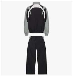 Conjunto de Chaqueta y Pantalones Cortavientos para Hombre, Transpirable, de Secado Rápido, Traje Deportivo Activo, Ropa Deportiva Informal y Elegante para Actividades al Aire Libre - Product Image 2