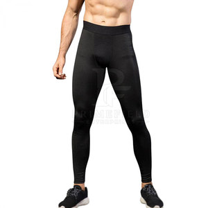 Top Sale <b>Men</b> <b>Compression</b> <b>Tight</b> Leggings Running Gym Custom Logo Design Spandex/Nylon Breathable Quick Dry High Quality Knee - Product Image 4