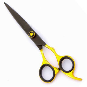 Ciseaux de coiffure professionnels pour droitiers, les plus vendus, à long manche, 28 dents, pour usage en salon, en acier inoxydable, pour barbier et esthétique - Product Image 1