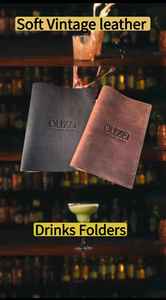 Fundas de Cuero Puro para Menús de Restaurante y Carpetas para Facturas de Hotel con Diseño de Logotipo Personalizado - Product Image 5