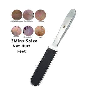UBI UBI-2101 Lima de Acero Inoxidable de Mango Largo para Pies, Removedor de Callos, Uso en Seco o Húmedo, Fácil de Limpiar, Herramienta de Pedicura para Piel Muerta - Product Image 3