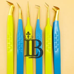 Pinces à cils personnalisées avec logo, style manche, pour extensions de cils, offre de logo personnalisé, faible MOQ, offre de style personnalisé - Product Image 4