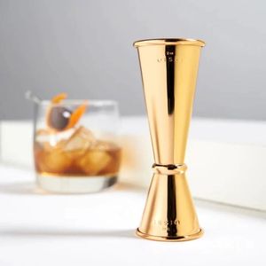 Handcrafted Copper Finish Cocktail Jigger 30ml 45ml Double End Liquor Measuring <b>Tool</b> Professional Bartender <b>Bar</b> Equipment - Product Image 6