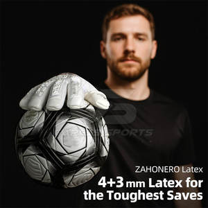 Gants de gardien de but en latex 4,0 mm, gants de football à doigts entiers, respirants, séchage rapide, pour les matchs - Product Image 5