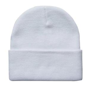<b>Plain</b> Beanie Lightweight Soft Knitted Winter Hat Stretchable Unisex Casual Outdoor Daily Wear <b>Cap</b> - Product Image 1