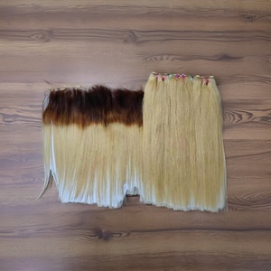 Haute Qualité Grade 12A Balayage 100% Vierge Européenne Remy Extensions de Cheveux 613 Blonde Droite Cheveux Indiens - Product Image 2