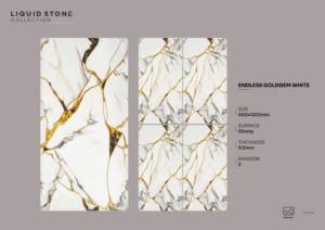 Losa de Porcelana Opulenta con Acabado Brillante Similar al Vidrio, 600x1200mm, 60x120cm, 24x48 Pulgadas, Baldosa Decorativa de Gran Formato para Pisos y Paredes - Product Image 5