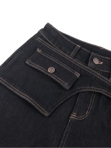 Pantalones vaqueros de cintura alta, anchos y transpirables de alta calidad, pantalones vaqueros cómodos y de buena calidad para mujer. - Product Image 5
