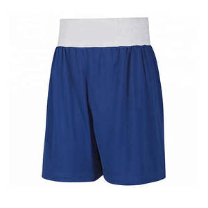 Shorts de boxe noirs pour hommes, shorts de boxe unis, vente en gros de shorts de boxe pour hommes - Product Image 4