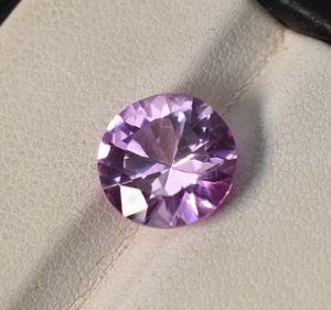 Piedra preciosa de corte de diamante redondo espinal rosa, 3mm, 4mm, 5mm, 6mm, piedra preciosa suelta redonda espinal rosa de laboratorio calibrada para joyería - Product Image 5