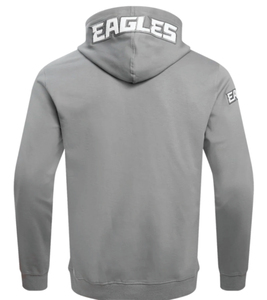 Sweat-shirt unisexe gris à fermeture éclair avec logo aigle brodé sur le devant, coupe classique, décontracté, en molleton imprimé numériquement, 100 % coton, pour l'hiver - Product Image 3