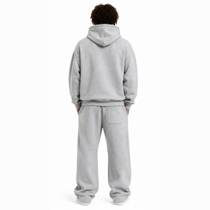 Survêtement personnalisé en gros, qualité supérieure, 100% coton, prix d'usine, molletonné, uni, épais, pour le jogging - Product Image 3