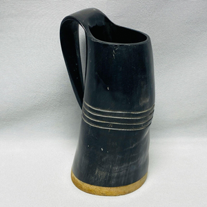 Nouvelle tasse à bière en corne de buffle de qualité supérieure, style Viking, médiévale, faite à la main, sculptée, en provenance d'Inde - Product Image 5