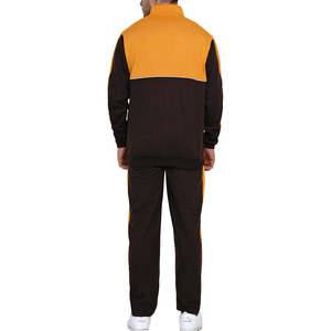 Best Material New Trendy Regular Fit Design Tracksuit New Style Men Color Block Tracksuit Set Long Sleeve <b>Zip</b> <b>Up</b> <b>Jacket</b> Pants - Product Image 2