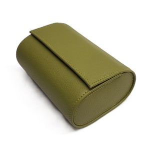 Étui de rangement pour montres en cuir véritable de luxe, boîte organisatrice avec fentes, doublure en velours doux, cadeau de mariage, logo personnalisé gravé - Product Image 1