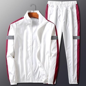 Chaqueta Deportiva de Nailon Reflectante Personalizada para Hombre - Conjunto de 2 Piezas, Ropa Deportiva Ligera de Verano OEM - Product Image 1