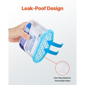 6 Confezioni da 10,8 oz di Scatole Assorbiumidità Senza Profumo, Deumidificatore Domestico che Assorbe e Rimuove l'Umidità in Eccesso - Product Image 4