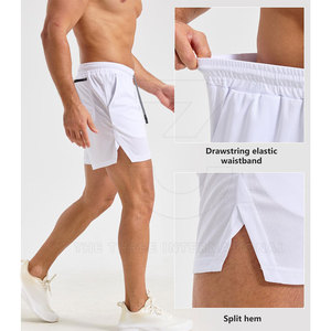 Pantalones Cortos Deportivos Personalizados para Hombre, Talla Grande, Sólidos, Casuales, Ligeros, Transpirables, de Secado Rápido, para Entrenamiento, Servicio OEM, Bajo Precio - Product Image 6