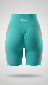 กางเกงขาสั้นออกกำลังกายสำหรับผู้หญิง ยี่ห้อพรีเมียม ระบายอากาศได้ดี ไร้ตะเข็บ เหมาะสำหรับโยคะ ฟิตเนส ยิม วิ่ง หรือใส่ลำลอง ช่วยยกกระชับสะโพก - Product Image 5