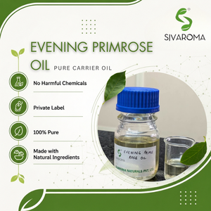 Aceite de Onagra Prensado en Frío 100% Puro y Natural, Ingrediente de Aceite de Semilla Botánica para Cuidado Personal y Formulación Cosmética - Product Image 1