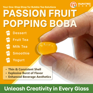 Boba de Maracuyá con Sabor Intenso, 3.4 kg, Listo para Servir, para Tiendas de Bebidas de Rápida Velocidad, Halal, Venta al por Mayor, Múltiples Sabores, Hecho en Taiwán - Product Image 4