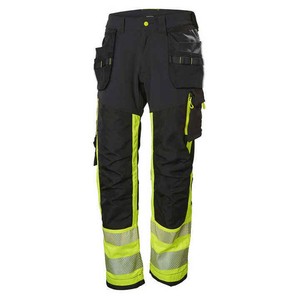 Pantalons de travail réfléchissants de sécurité en gros, haute visibilité, légers, 100% polyester, respirants, pour le travail en extérieur - Product Image 2