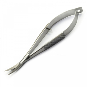 Tijeras para Cutículas con Acabado Mate Antideslizante y Microcuchillas, Cuchillas Afilables a Mano, Tijeras para Manicura, OEM ODM, Tijeras de Resorte - Product Image 5
