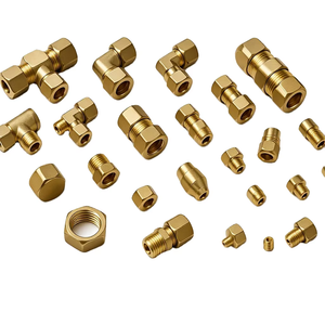 Raccords de tuyauterie en laiton à basse pression OEM ODM-AOL – Composants métalliques personnalisés – Raccord de tuyauterie en laiton mâle égal - Product Image 1