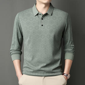 Polo de Manga Larga para Hombre, Nuevo, a la Moda, de Alta Calidad, Cómodo, Transpirable, para Verano - Product Image 2