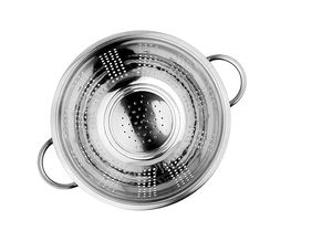 Cesta coladora de acero inoxidable con asas, multifunción, para lavar y escurrir verduras y frutas en la cocina - Product Image 2