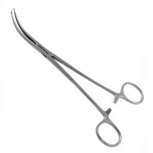 ชุดเครื่องมือคีมผ่าตัดและคีมจับสแตนเลสแบบแมนนวล Bengolea Artery Forceps แบบโค้ง 12 ฟัน ขนาด 20.0 ซม. - Product Image 5