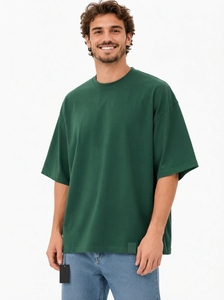 T-shirts Homme Oversize Personnalisables avec Logo – Collection Été 2026 – Créez Votre Propre Logo – T-shirts Homme Unis en Jersey 100% Coton Épais - Product Image 6