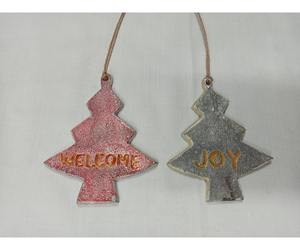 Adorno Navideño de Árbol de Navidad Dorado Mini Personalizado de Alta Calidad para Colgar en el Hogar y Hoteles al Mejor Precio - Product Image 4