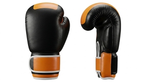 Kick Boxing <b>Gloves</b> <b>with</b> PU Leather Sizes 8oz 12oz 14oz for Training and Punching Featuring Hand <b>Grips</b> - Product Image 3