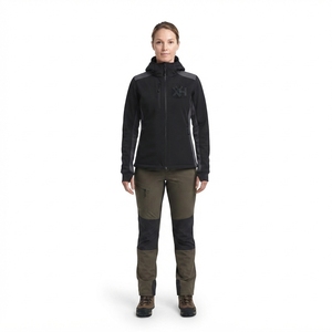 Veste Softshell Technique pour Femme 380GSM Doublée Polaire Manteau Alpin Personnalisable OEM Logo Imperméable Vêtement d'Extérieur - Product Image 1