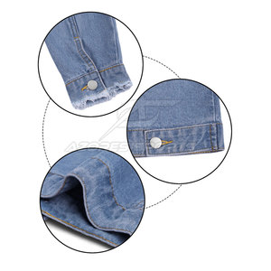 Outdoor Winter Lightweight <b>Men</b> <b>Jeans</b> <b>Jacket</b> Front Casual Streetwear Trendy Fashion Long Sleeve Comfortable Everyday Wear - Product Image 6