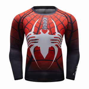 Camiseta de Compresión para Hombre, Sublimada, Diseño de Superhéroe, para Gimnasio, Fitness, Entrenamiento, Running, con Logotipo Personalizado, Antibacteriana - Product Image 6