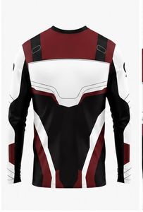 Jersey de Motociclismo Personalizado para Hombre, Manga Larga, Rojo, Negro y Blanco, Impresión Digital, Transpirable, de Secado Rápido, para Otoño, para Todas las Carreras - Product Image 2